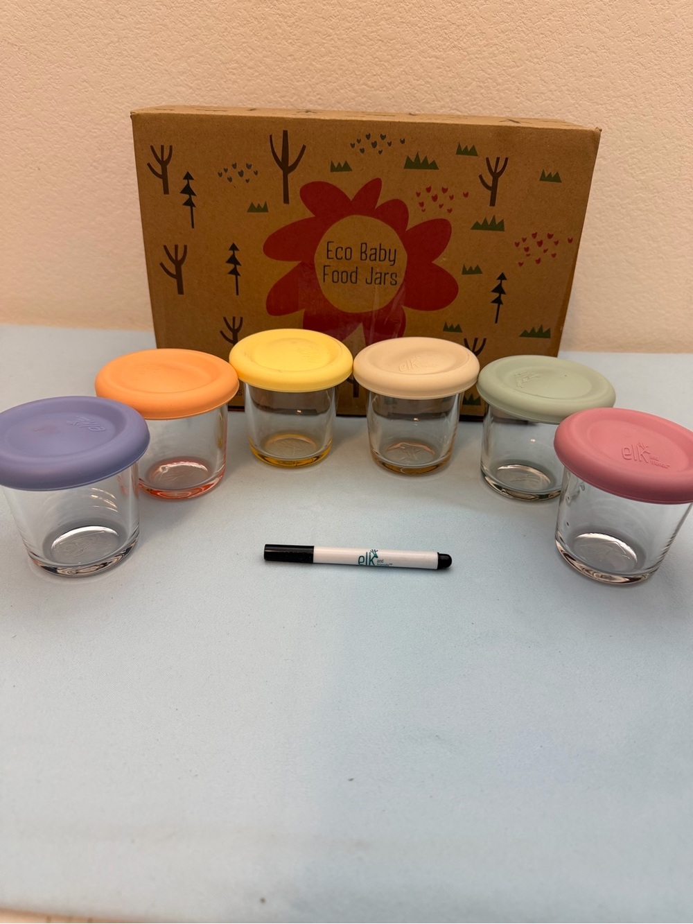 Elk and Friends Baby Food Jars 4 oz